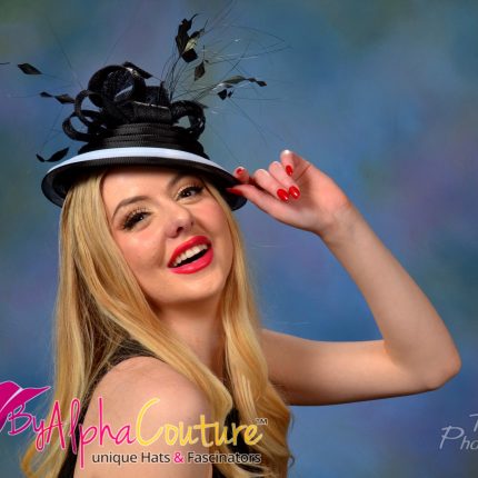 'Nneka' Black Beauty Crinoline Hatinator