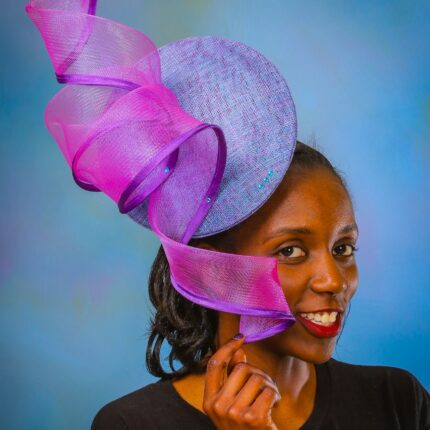 "Borboor" Percher-style Fascinator