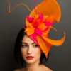 C5B19693-7C73-4928-AF22-86E5C6254EA2 Tropique Fleur Fascinator - Fuchsia & Orange