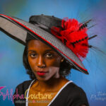 Crystal Black & White Hat