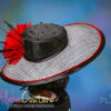 Crystal Black & White Hat