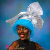 Rosita Blue & Silver Gele Hat