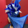 'Sonlia' Fascinator - UK Blue and White