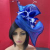 'Sonlia' Fascinator - UK Blue and White