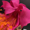 'Ambrielle' Fuchsia Pink & Orange Derby Hat