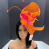 princess4-790x1024-1.png Tropique Fleur Fascinator - Fuchsia & Orange