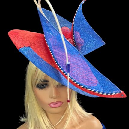 “Carol”. Ascot Ladies Day. Mother of the Bride Hatinator with Swirl.
