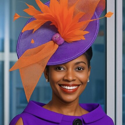 "Joyce" Gorgeous Handmade Bow Hat