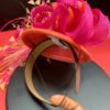 il_fullxfull.3854569138_2xgw.jpg Kate - Peach & Pink Fascinator. Handmade Wedding Headpiece.