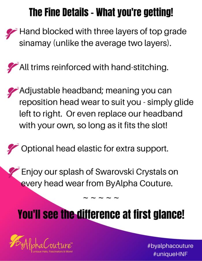 Purple Sinamay Fascinator: Looped Quills & Diamantés - Races, Wedding Headpiece.