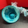 Turquoise Ruffled Pillbox Hat: Kentucky Derby Style, Handmade Headpiece - Laila