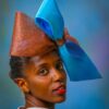 Rachel - Copper Pillbox Hat: Royal Ascot, Derby, High Tea - Oversized Sinamay Bow.