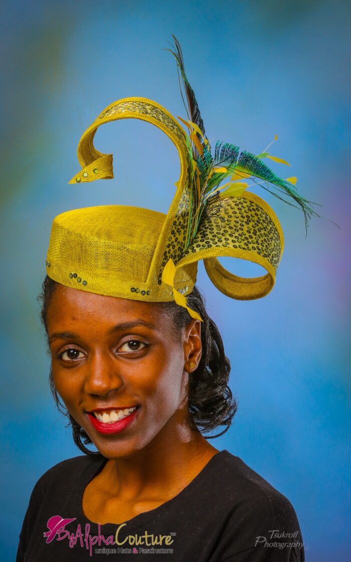 Natalie - Olive Green Pillbox Hat: Kentucky Derby Fascinator, Royal Ascot Style