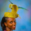 Natalie - Olive Green Pillbox Hat: Kentucky Derby Fascinator, Royal Ascot Style