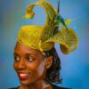 Natalie - Olive Green Pillbox Hat: Kentucky Derby Fascinator, Royal Ascot Style