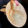 Champagne Blush “Cynthia” Hatinator: Crystal Feather Fascinator, Ascot Races Headpiece.