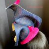 Serpentina Royale Sculptural Straw Fascinator. Statement Headpiece for Weddings, Races & Couture Events. Beret Hat