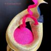 Serpentina Royale Sculptural Straw Fascinator. Statement Headpiece for Weddings, Races & Couture Events. Beret Hat