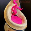 Serpentina Royale Sculptural Straw Fascinator. Statement Headpiece for Weddings, Races & Couture Events. Beret Hat