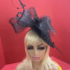 il_fullxfull.5236759999_k9gm Vondee - Black Couture Hatinator. Laser-Cut Acrylic Brim, Crinoline Bow.