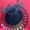 il_fullxfull.5236810785_6t76 Vondee - Black Couture Hatinator. Laser-Cut Acrylic Brim, Crinoline Bow.