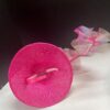 Ruffled Kentucky Derby "Rebecca" Hatinator: Handmade Teal & Pink Headpiece
