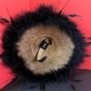Nyra - Black Sculpted Feather Hatinator: Formal Occasion Headpiece